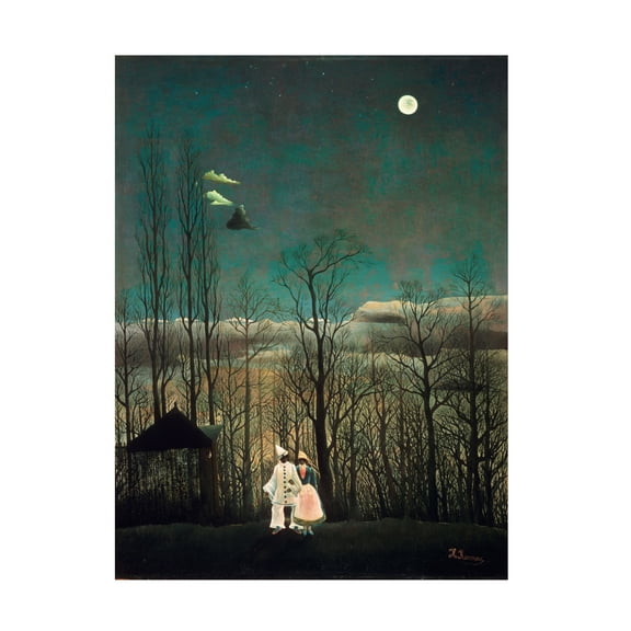 Rousseau 'Carnival Evening' Canvas Art