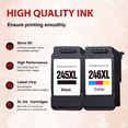 thumbnail image 3 of 245xl 246xl Combo Pack for Canon Ink 245 and 246 for Pixma MG2522 2520 MX490 TS3322 TR4522 TR4520 Printer, 3 of 8