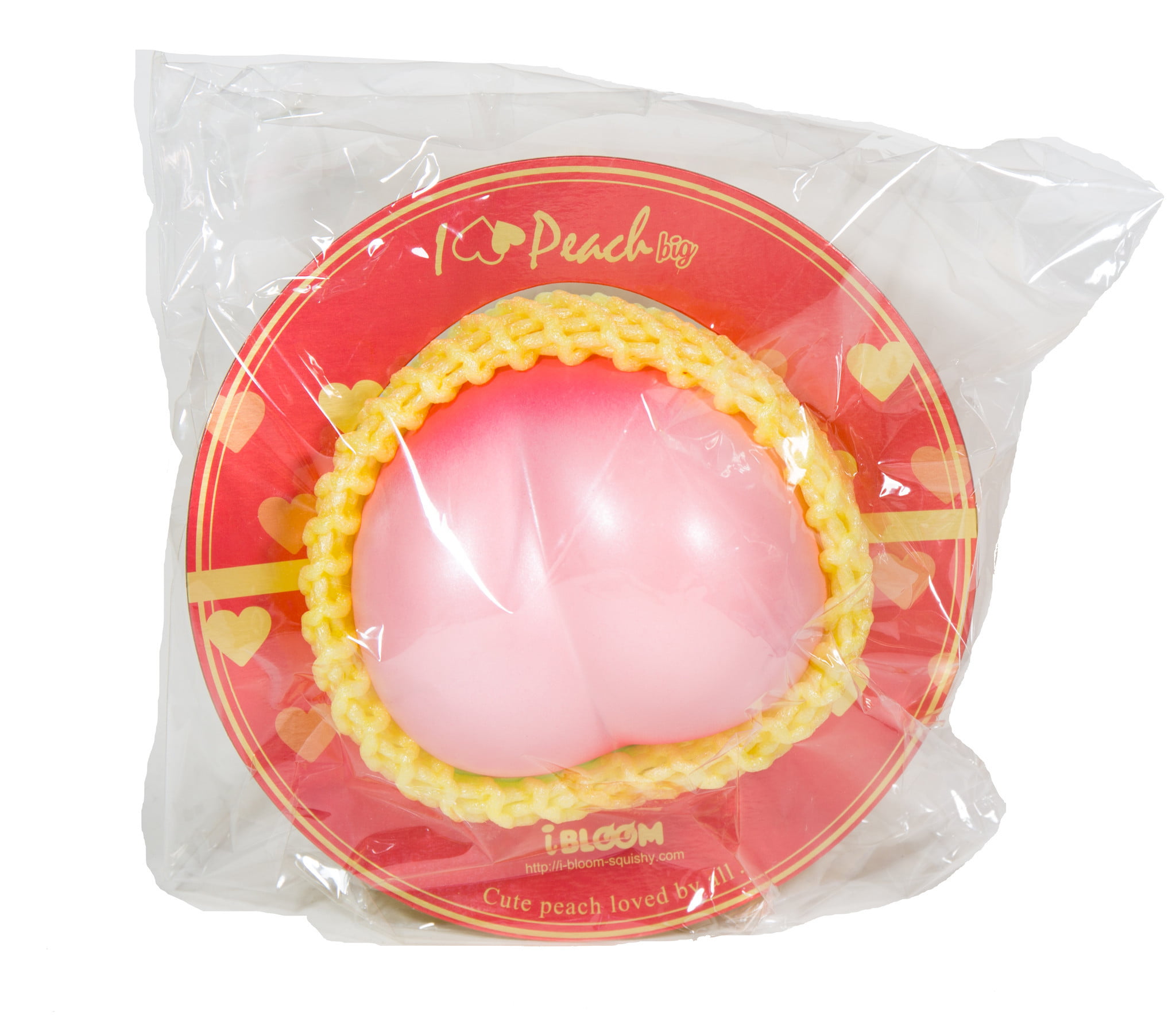 iBloom Super Jumbo I Love Peach Squishy Pearl Pink - Walmart.com