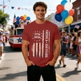 thumbnail image 2 of Heydday Men's 250th Anniversary USA Shirt - 1776-2026 Semiquincentennial American T-Shirt Patriotic Crewneck Short Sleeve Tee for 4th of July(/XXXXL), 2 of 4