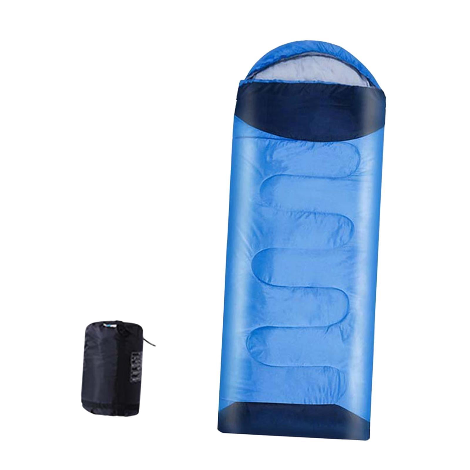 Wswqop Envelope Sleeping Bag Camping Sleeping Bag 86.6 inch x 29.5 inch Lightweight for Blue 1.8kg