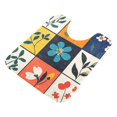thumbnail image 7 of Yayeee Bath Rug for Bathroom Floor Non Slip Contour Fluffy Soft Absorbent Mat, 20"x24", Floral Patterns, 7 of 7