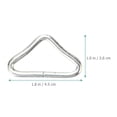thumbnail image 3 of Trampoline Buckles with Metal Triangle Rings for Safe and Strong Trampoline Use 30 Pieces Galvanized Steel Silver, 3 of 6