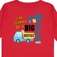 thumbnail image 4 of Inktastic Im Gonna Be a Big Brother- Truck and Crane Boys Long Sleeve Toddler T-Shirt, 4 of 5