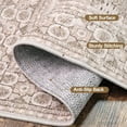 thumbnail image 3 of Boho Area Rugs for Living Room 3'x 5' Machine Washable Vintage Print Large Throw Non Slip Bedroom Rugs, Brown, 3 of 5