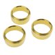 thumbnail image 5 of Botón de de aire acondicionado de cubierta de botones rojos 3 piezas dorado Sunnimix Cubiertas del anillo de la perilla de aire acondicionado, 5 of 8