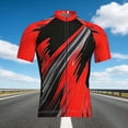 thumbnail image 4 of Yaoyar Men's Cycling Bike Jersey Short Sleeve with 3 Rear Pockets- Moisture Wicking, Breathable, Quick Dry Biking Shirt, 4 of 4