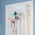 thumbnail image 5 of Gancho de asta de ciervo, gancho para llaves, gancho para calcomanías de pared, gancho para puerta de baño, gancho para cepillo de dientes, gancho multifunción para decoración del hogar, 4 piezas, 5 of 5