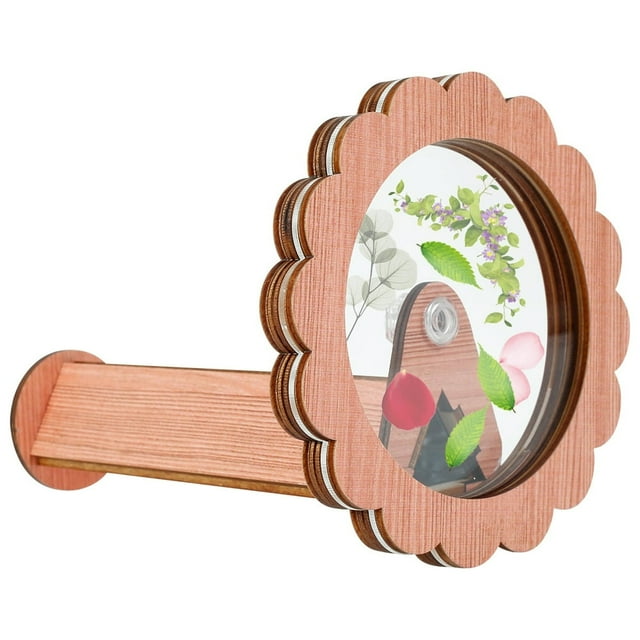Wooden DIY Kaleidoscope Kit Magic Rotating Kaleidoscope Making Set Funny Natural Kaleidoscope Children Toy Attractive Kaleidoscope Assembly Set for Kids Adults Gift