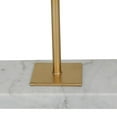 thumbnail image 6 of 12" x 13" White Polystone Cut-Out Abstract Sculpture with Marble Stand, by DecMode, 6 of 13