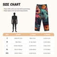 thumbnail image 2 of Salouo Colorful Flower Dog A Print Women's Pajama Pants Casual Loose Sweatpants PJs Flowy Pants Drawstring Palazzo for Women Wide Leg Pants Lounge Pajama -X-Large, 2 of 8