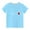 Blue, variant on MeetoTime Valentine's Day Printed Kids Short Sleeve Tops Round Neck Cotton T-Shirt for Boys Girls Summer Clothes 3-10 Years