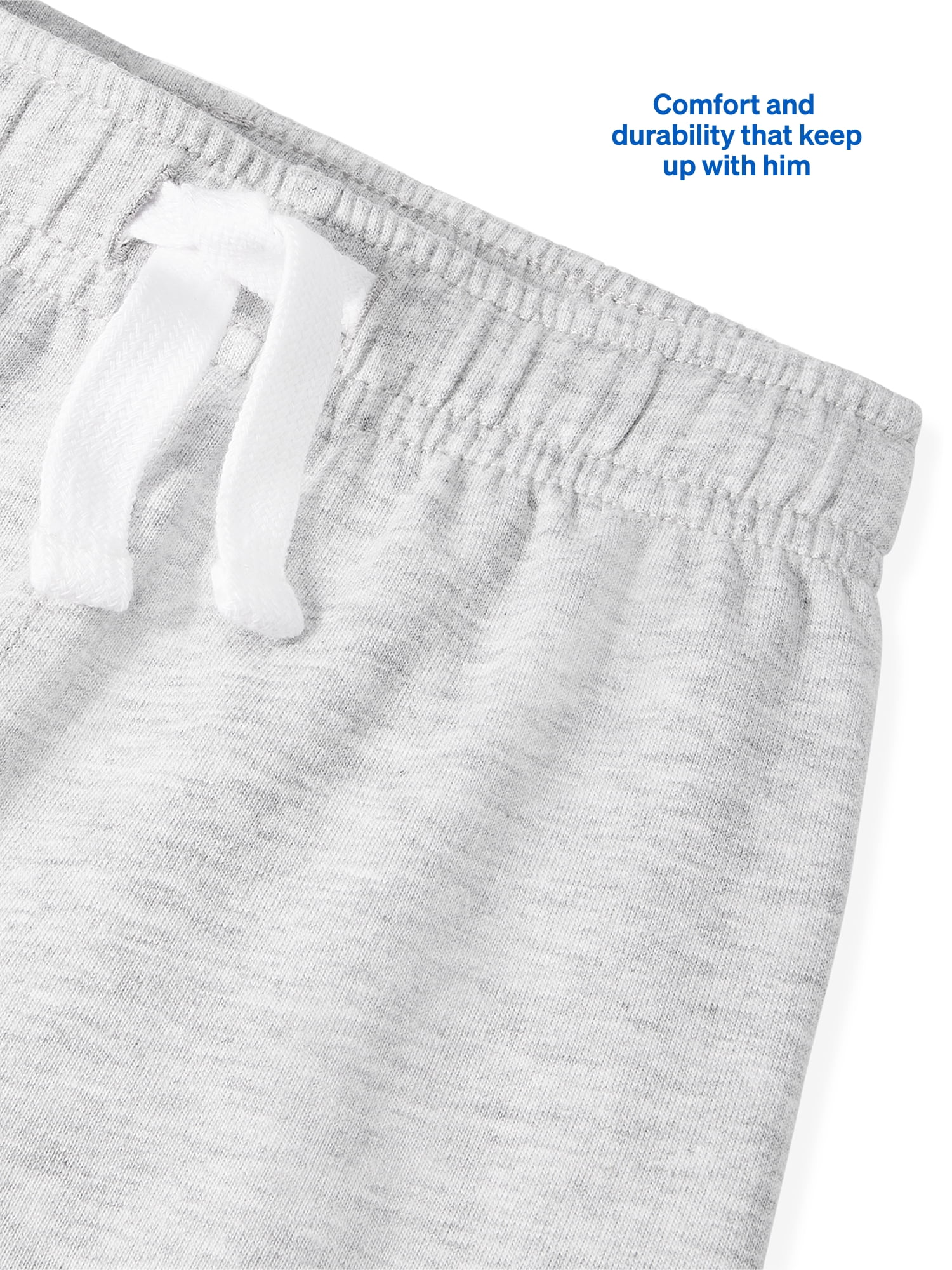 Garanimals Baby & Toddler Boys French Terry Pull-On Joggers, Single & 3-Pack, Sizes 0-6T