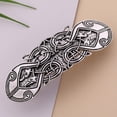 thumbnail image 2 of 2x Diseño Irlandés Lucky Snap Hairclips Barrettes Horquillas Plata, 2 of 8