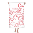 thumbnail image 1 of Happy Canada Day 4th Of July Maple  Hand Towel Bath Facecloth Soft Cotton Washcloth, 1 of 4
