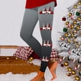 thumbnail image 1 of WILLBEST Leggings de Yoga de Cintura Alta Para Mujer, Suaves, Elásticos, Con Estampado Navideño, Con Bloques de Color, Cómodos, Para Fitness, 578 Grande, 1 of 4
