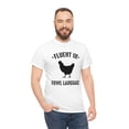 thumbnail image 5 of Fluent In Fowl Language - Funny Chicken Shirt - Farm Life Gift Tee -ID: 541, 5 of 7