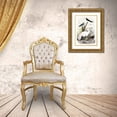 thumbnail image 3 of Piddix 19x24 Gold Ornate Wood Framed with Double Matting Museum Art Print Titled - Little Egret and Friends, 3 of 4