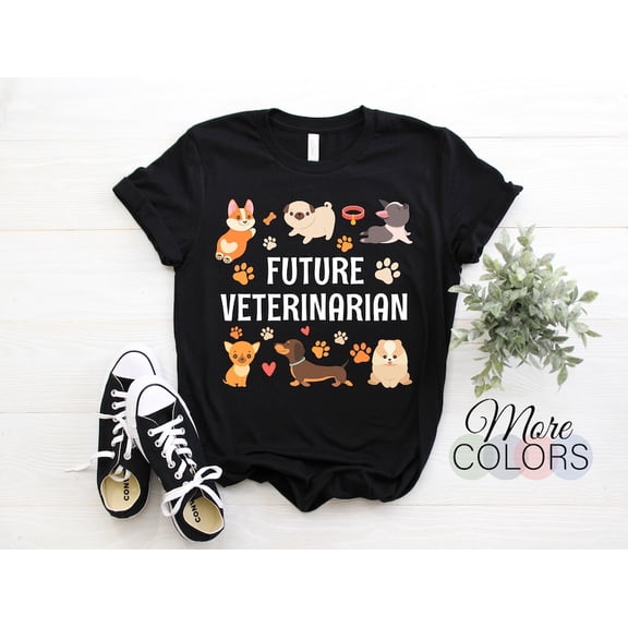 Future Veterinarian T-shirt, Animal Lover Gift, Vet Tech Gift, Veterinary Doctor Birthday Present for Animal Lovers