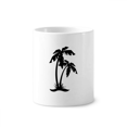 thumbnail image 1 of Coconut Tree Noir Plage Contour Stylo Titulaire Tasse Cerac Stand Crayon Tasse, 1 of 2