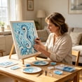 thumbnail image 3 of Clearance Gunhay Ocean Theme Pearl Art DIY Kit DIY Pearl Painting Kit, Ocean Diamond Art for Adults & Beginners, Sparkling Coastal Wall Decor for Ocean Lovers (Seahorse), 3 of 6