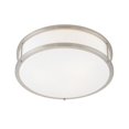 thumbnail image 1 of Access Lighting 50080-BS-OPL Conga 2 Light Flush - Mount - Brushed Steel, 1 of 1