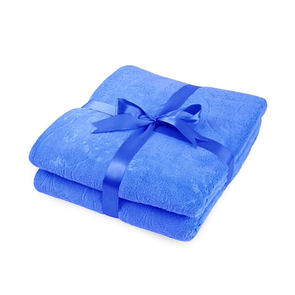 JML 2 Pack Bath Towels 30 x 60 inches,Solid, Soft,Absortbent and Fast Drying Towels, Orange Diamond