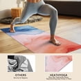 thumbnail image 4 of Blue Red Purple Marble Pattern Hot Yoga Mat Towel Non Slip for Hot Yoga - Quick-Drying Yoga Mat Cover with 4 Corner Pockets with Travel Bag - Hot Yoga Towel Non Slip 70"x26", 4 of 6