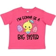thumbnail image 3 of Inktastic Easter I'm Gonna Be a Big Sister with Purple and Pink Eggs Girls Toddler T-Shirt, 3 of 5