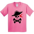 thumbnail image 3 of Inktastic Pirate Skull and Cross Bones Youth T-Shirt, 3 of 5