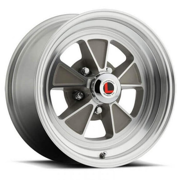 Legendary Wheels GT5 - 15 x 7 in. - 5 x 4.5 - 4.25 bs - Clear Coat/Machined