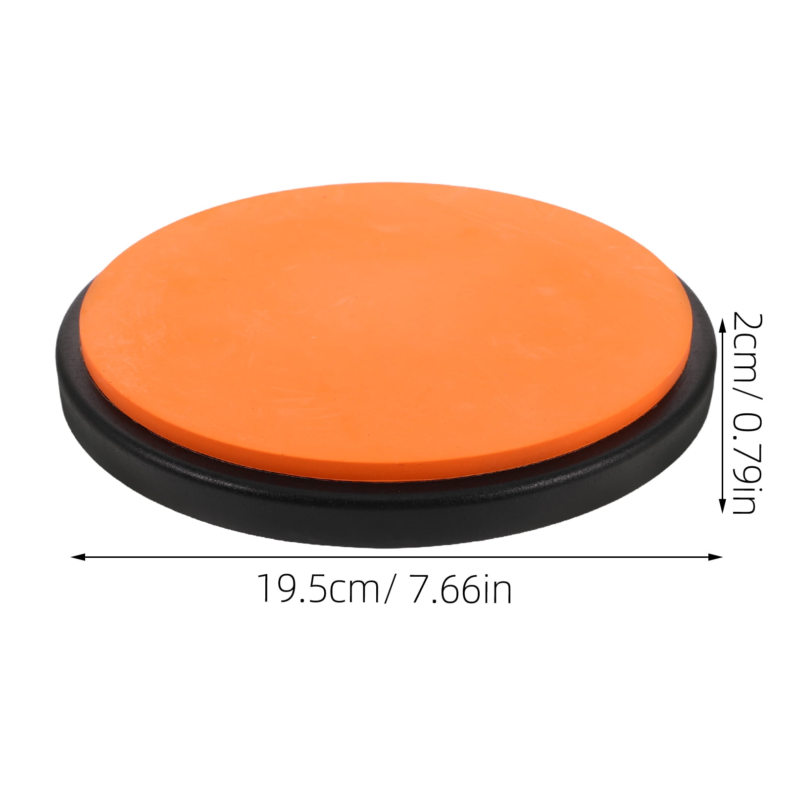HEANUJJ Portable Silent Rubber Drum Practice Pad with Carry Bag, Quiet Snare Drum Pad for Effective Drumming Practice