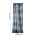Woven Blue Curtain 60x140cm – Light Filtering, Wrinkle Resistant, Rural ...