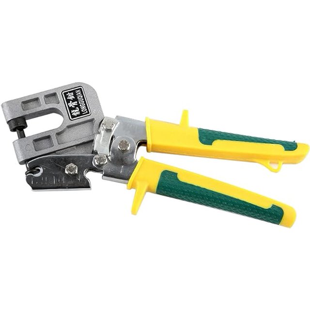 Handle Punch Pliers Stud Crimpers Lock Metal Ceiling Plaster Board Fastening Tool Stud Crimpers(Size:250mm)