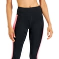 thumbnail image 2 of ID Ideology Plus Size Colorblocked Capri Leggings Noir Watermelon 1X, 2 of 3
