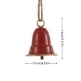 thumbnail image 2 of Vintage Hanging Bell for Christmas - Brass & Metal Decorative Bells for Door Knob, Tree, Wreath, Garden and Window, Rustic Holiday Ornament, 2 of 5