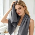 thumbnail image 6 of PONPRNGY 1Pc Small and Lightweight Cotton Towels Towels for Hair Drying, 13 x 30 inch, 6 of 6