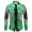 Green, variant on Fesfesfes Blouse Shirt for Men Fall Casual Bronzing Printed Shirt Long Sleeve Top Shirt Under $10