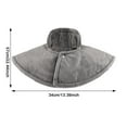 thumbnail image 5 of Heating Pad for Neck, Neck and Shoulders Heating Pads with Deeper Pain Relief, Electric Heating Pad for Back, Christmas Birthday Gifts for Women Men Mom,Grey, 5 of 5