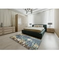 thumbnail image 4 of Ahgly Company Indoor Square Abstract Dark Gray Abstract Area Rugs, 5' Square, 4 of 6