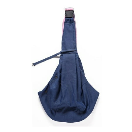 Pet Bag Cat Backpack Breathable And Comfortable One Shoulder Pet Cross Bag - Light blue