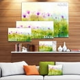thumbnail image 4 of Design Art - Cosmos Abstrait Vert Violet de Fleurs, 4 of 4