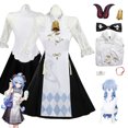 thumbnail image 2 of Juego Genshin Impact Ganyu Cosplay disfraz accesorios para mujeres adultas niñas juego de rol fantasía Xicha Linkage vestido peluca falda, 2 of 5