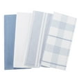 thumbnail image 2 of (2 pack) Better Homes & Gardens Blue Linen Cotton Waffle-Weave Dual-Purpose Oversized Kitchen Towels 4 Pack, 2 of 6