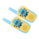 thumbnail image 4 of Juego de 2 mini walkie talkie con carga USB, radio inalámbrica, juguetes para niños, regalos de cumpleaños y Navidad, azul, amarillo, americano, 22 canales, FRS, 462-467 MHz, 4 of 15