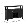 thumbnail image 2 of Kings Brand Furniture Wine Rack, Black, 2 of 6