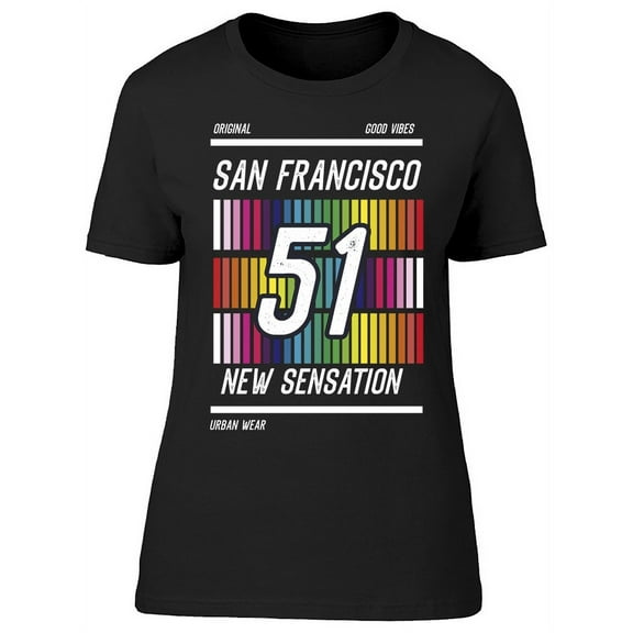 San Francisco 51 T-Shirt Women -Image by Shutterstock, Female Medium