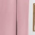 thumbnail image 6 of CUH Thermal Insulated Blackout Curtain - Bathroom Roman Curtain Pink Tie Up Shade for Small Window, Girls Room, Window Valance Balloon Blind, Rod Pocket 1-Panel (54 x 54 Inches Long), 6 of 7