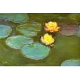 thumbnail image 2 of Monet, Claude 14x11 Black Ornate Wood Framed with Double Matting Museum Art Print Titled - Water-lilies II 1907, 2 of 4
