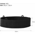 thumbnail image 4 of LTS FAFA Bolsas grandes para plantas de tejido no tejido, Maceta de geotextil negro 400 L, Ø 130 cm Altura 30 cm 400 g/m², Bolsa para plantas de jardín con asa, 4 of 5